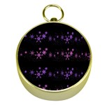 Purple elegant Xmas Gold Compasses