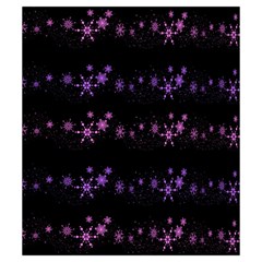 Purple elegant Xmas Drawstring Pouches (Small)  from ZippyPress Front