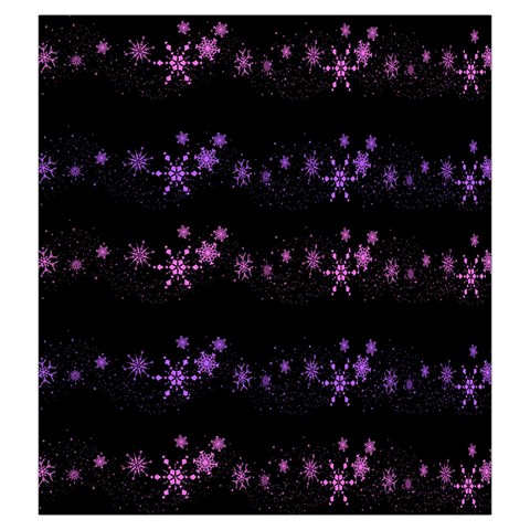 Purple elegant Xmas Drawstring Pouches (Large)  from ZippyPress Front