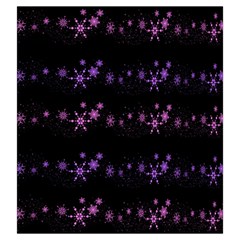 Purple elegant Xmas Drawstring Pouches (Large)  from ZippyPress Back