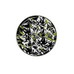 Green floral abstraction Hat Clip Ball Marker (10 pack)