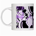 Purple abstract garden White Mugs
