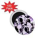 Purple abstract garden 1.75  Magnets (100 pack) 