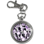 Purple abstract garden Key Chain Watches