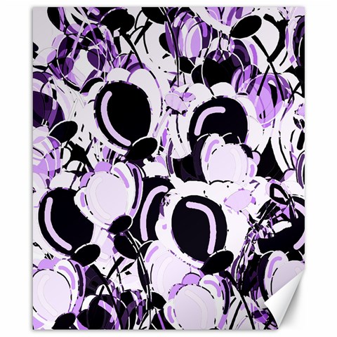 Purple abstract garden Canvas 8  x 10  from ZippyPress 8.15 x9.66  Canvas - 1