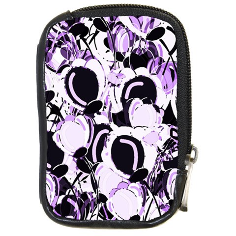 Purple abstract garden Compact Camera Cases from ZippyPress Front