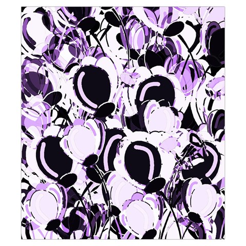 Purple abstract garden Drawstring Pouches (Small)  from ZippyPress Front