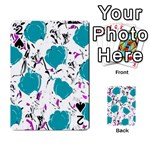 Cyan roses Playing Cards 54 Designs 