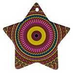 Ornament Mandala Star Ornament (Two Sides) 