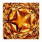 Elegant Gold Copper Shiny Elegant Christmas Star Medium Glasses Cloth