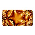 Elegant Gold Copper Shiny Elegant Christmas Star Medium Bar Mats