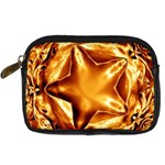 Elegant Gold Copper Shiny Elegant Christmas Star Digital Camera Cases
