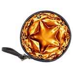 Elegant Gold Copper Shiny Elegant Christmas Star Classic 20-CD Wallets