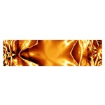 Elegant Gold Copper Shiny Elegant Christmas Star Satin Scarf (Oblong)