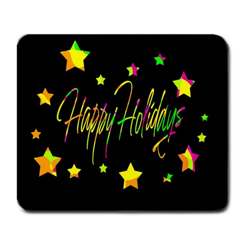 Happy Holidays 4 Large Mousepads from ZippyPress Front
