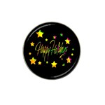 Happy Holidays 4 Hat Clip Ball Marker (4 pack)