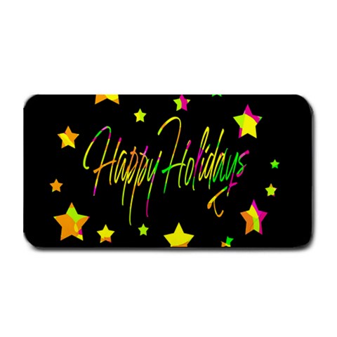Happy Holidays 4 Medium Bar Mats from ZippyPress 16 x8.5  Bar Mat