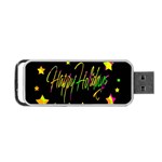 Happy Holidays 4 Portable USB Flash (Two Sides)