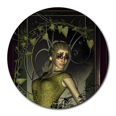Wonderful Fairy Round Mousepads from ZippyPress Front
