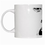 Scared Woman Expression White Mugs
