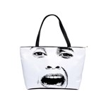 Scared Woman Expression Shoulder Handbags