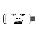 Scared Woman Expression Portable USB Flash (One Side)