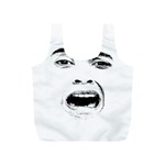 Scared Woman Expression Full Print Recycle Bags (S) 