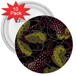 Abstract garden 3  Buttons (10 pack) 