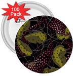 Abstract garden 3  Buttons (100 pack) 