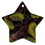 Abstract garden Star Ornament (Two Sides) 