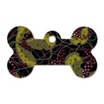 Abstract garden Dog Tag Bone (Two Sides)