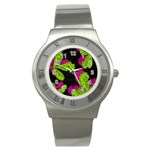Decorative leafs  Stainless Steel Watch