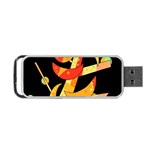 Orange moon tree Portable USB Flash (One Side)