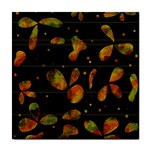 Floral abstraction Tile Coasters
