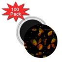 Floral abstraction 1.75  Magnets (100 pack) 