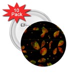 Floral abstraction 2.25  Buttons (10 pack) 