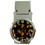 Floral abstraction Money Clip Watches