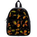 Floral abstraction School Bags (Small) 