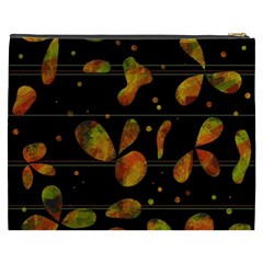Floral abstraction Cosmetic Bag (XXXL)  from ZippyPress Back