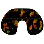 Floral abstraction Travel Neck Pillows