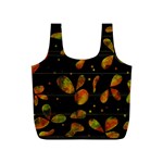 Floral abstraction Full Print Recycle Bags (S) 