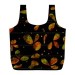 Floral abstraction Full Print Recycle Bags (L) 
