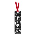 Black and white floral abstraction Small Book Marks