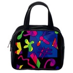 Colorful shapes Classic Handbags (One Side)