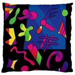 Colorful shapes Standard Flano Cushion Case (Two Sides)