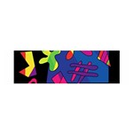 Colorful shapes Satin Scarf (Oblong)