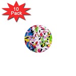 Colorful pother 1  Mini Magnet (10 pack) 
