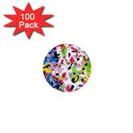 Colorful pother 1  Mini Buttons (100 pack) 