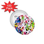 Colorful pother 1.75  Buttons (100 pack) 