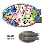 Colorful pother Money Clips (Oval) 